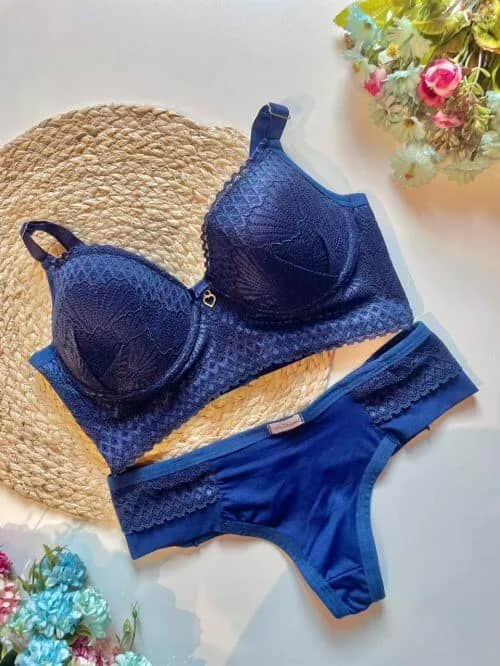 Conjunto Renda Coracao 0
