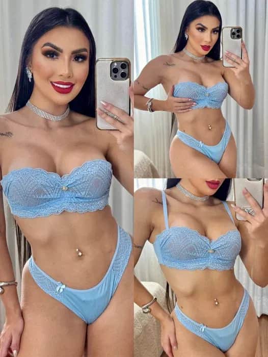 Conjunto Tomara Que Caia Alcinha Ultra Luxo Briela Bb 2
