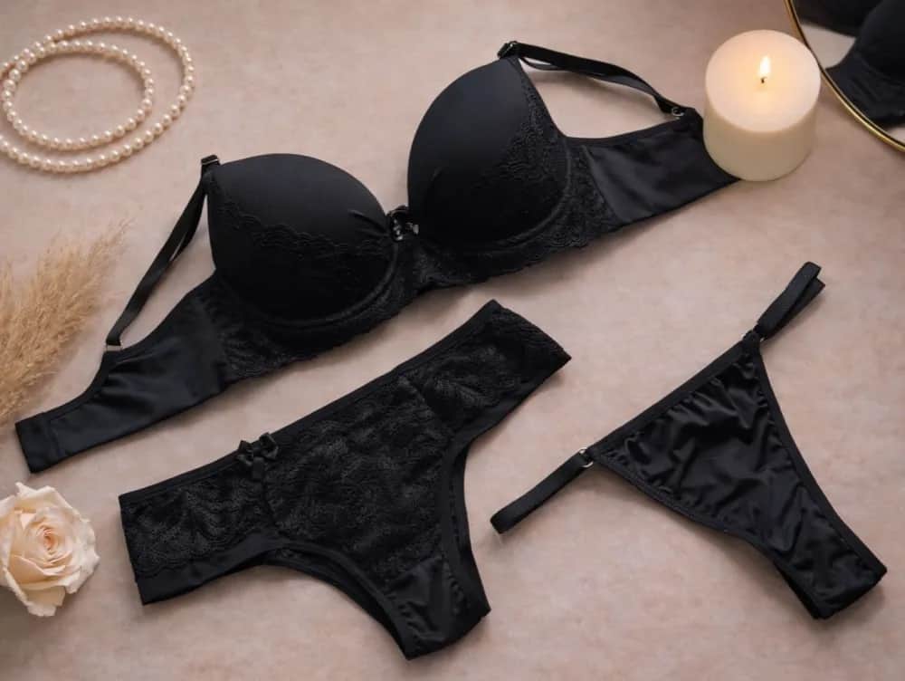 Conjunto C Bojo Rendado Valesca Sao 2 Calcinhas 3