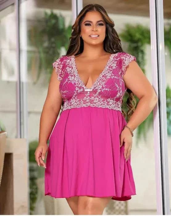 Camisola Plus Size Claudia 6