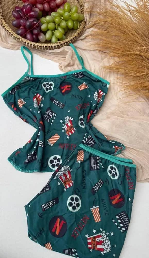Baby Doll Cropped Poliester Lorena As Estampas Sao Variadas 0