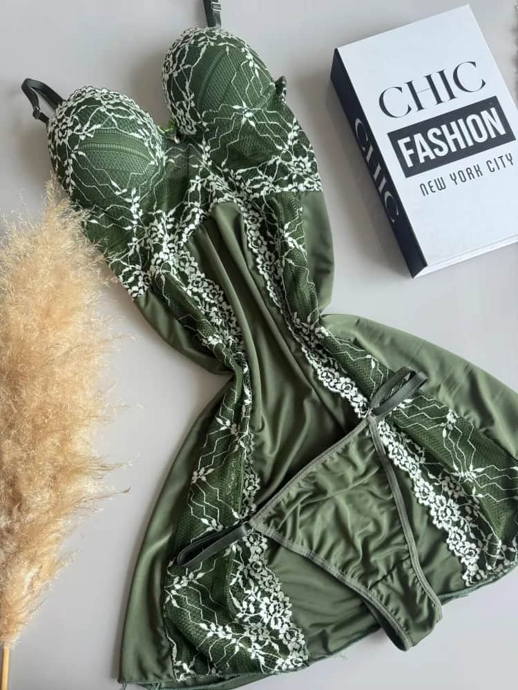 Camisola C Bojo Calcinha Cecilia 0