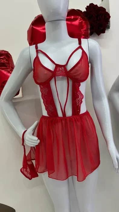 CAMISOLA DAMA DE VERMELHO - Vermelho 3