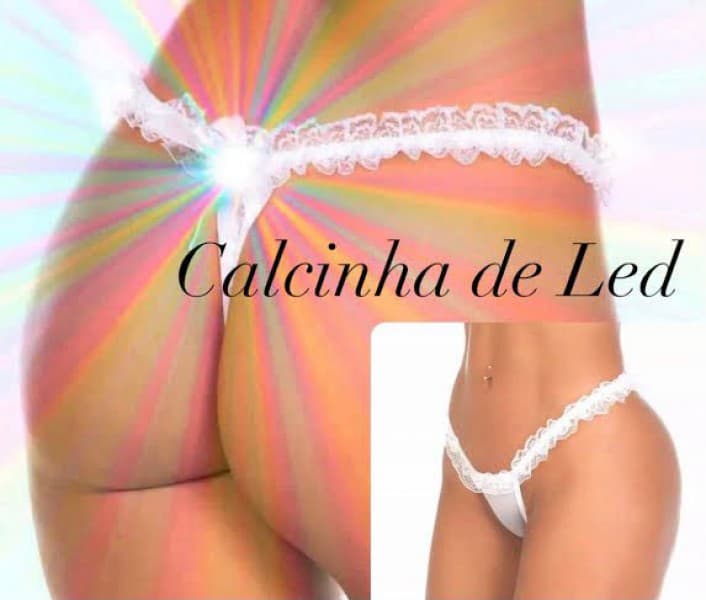 CALCINHA LED TULE (tamanho único)