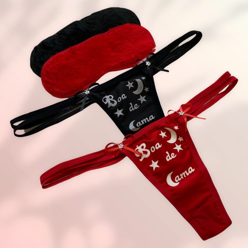 TANGA BOA DE CAMA + TAPA OLHO