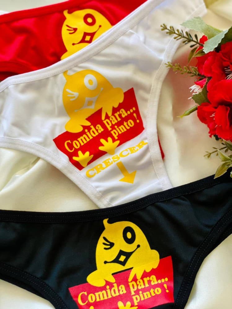 CALCINHA COMIDA PARA PINTO CRESCER