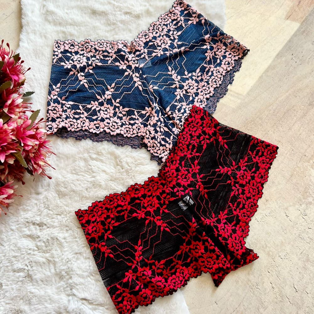 CALCINHA CALESSON ULTRA LUXO BICOLOR (não é possível escolher cor - cores variadas)