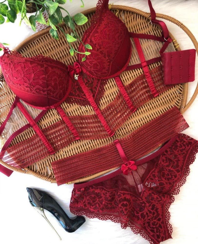 CONJUNTO BARBATANI STEFANI - Vermelho