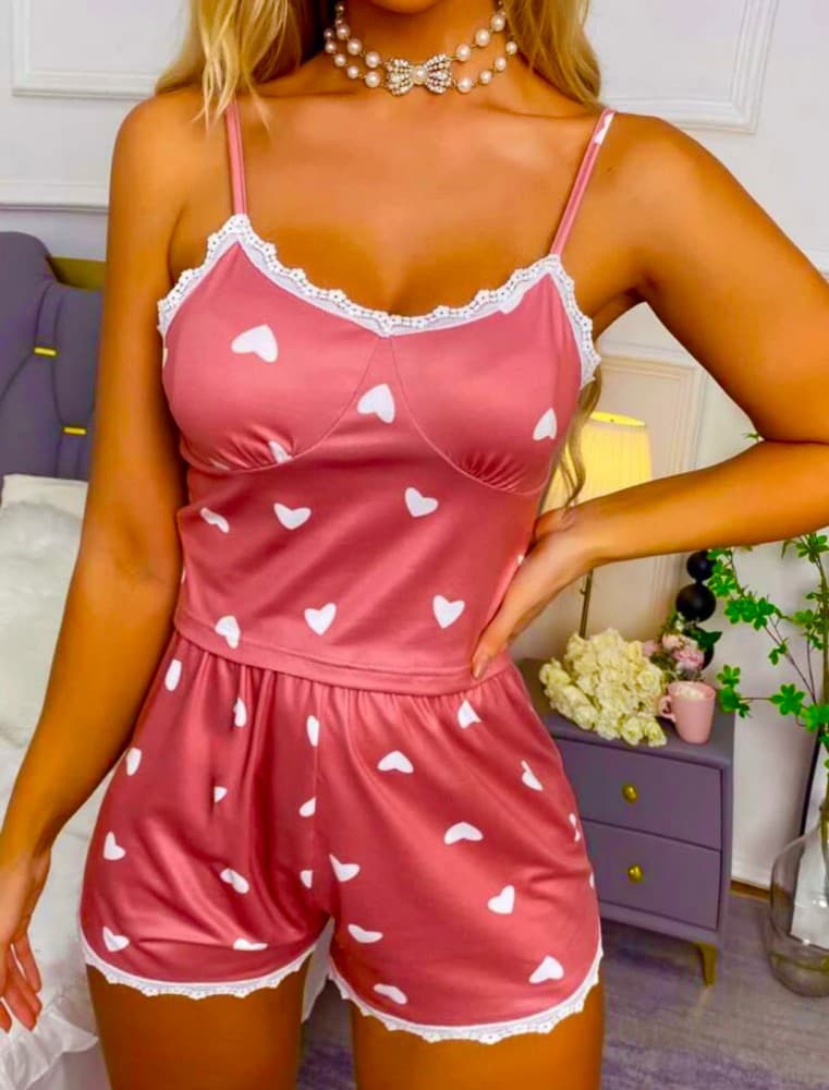 BABY DOOL SUEDE C/RENDA CROPPED - SALMON ORAÇÕES