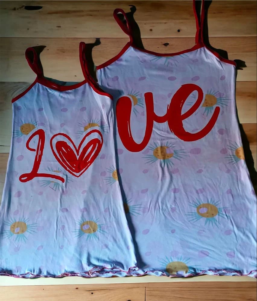 CAMISOLA MÃE E FILHA - Love