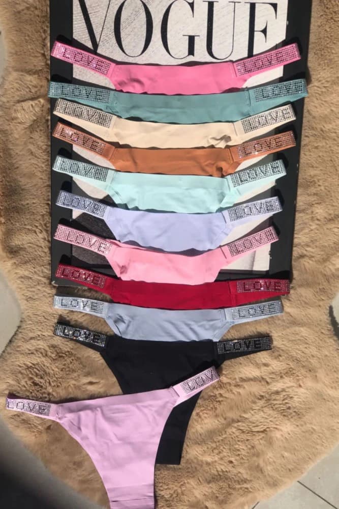 CALCINHA SEM COSTURA LOVE 12