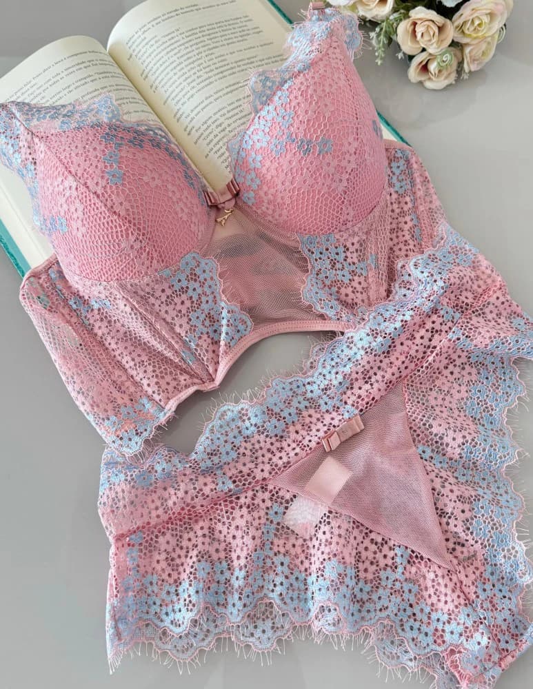 CONJUNTO CROPPED TULE CHARLOTTE - Romance