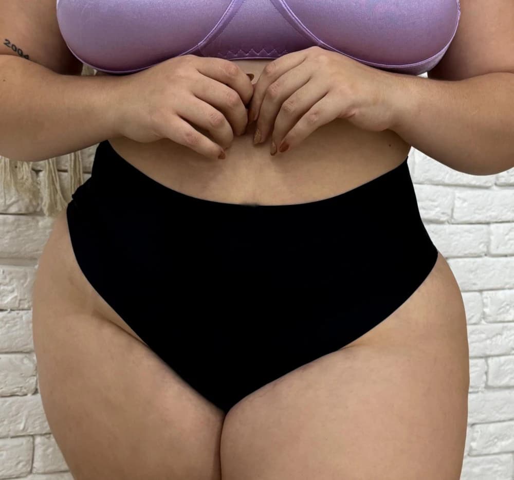 CALCINHA SEM COSTURA PLUS SIZE 5
