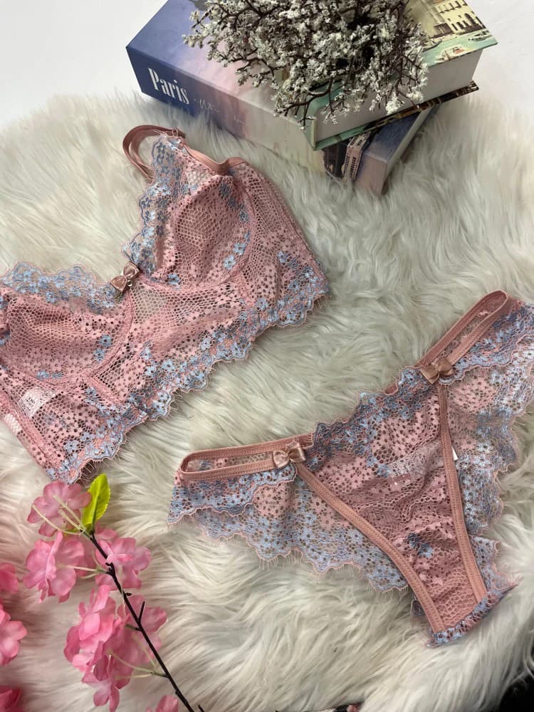 CONJUNTO CROPPED ESTHER BICOLOR - Rosa bicolor 1