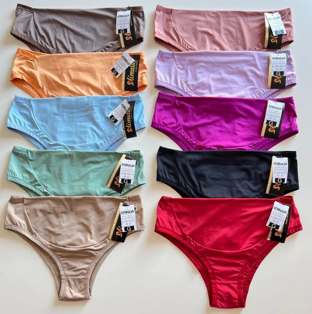 CALCINHA GESTANTE (não é possível escolher cor - cores variadas)