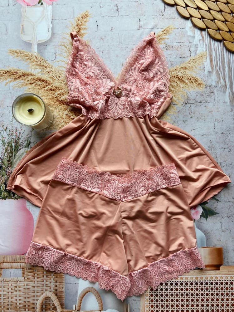 Baby Dool microfibra Ticiane - romance