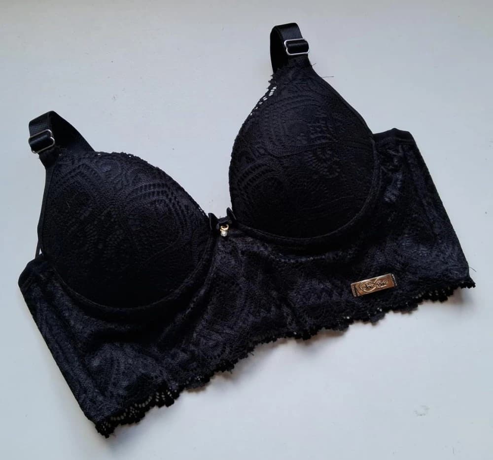 Sutiãçado c/renda Bella ref. 196 - Preto