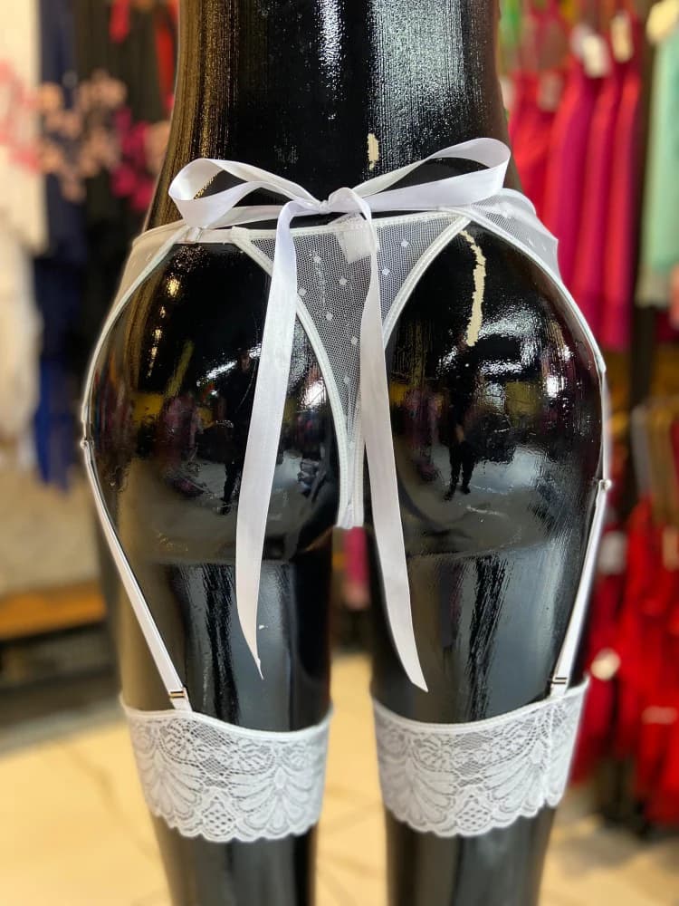 CONJUNTO CINTA LIGA TEREZA - BRANCO 3