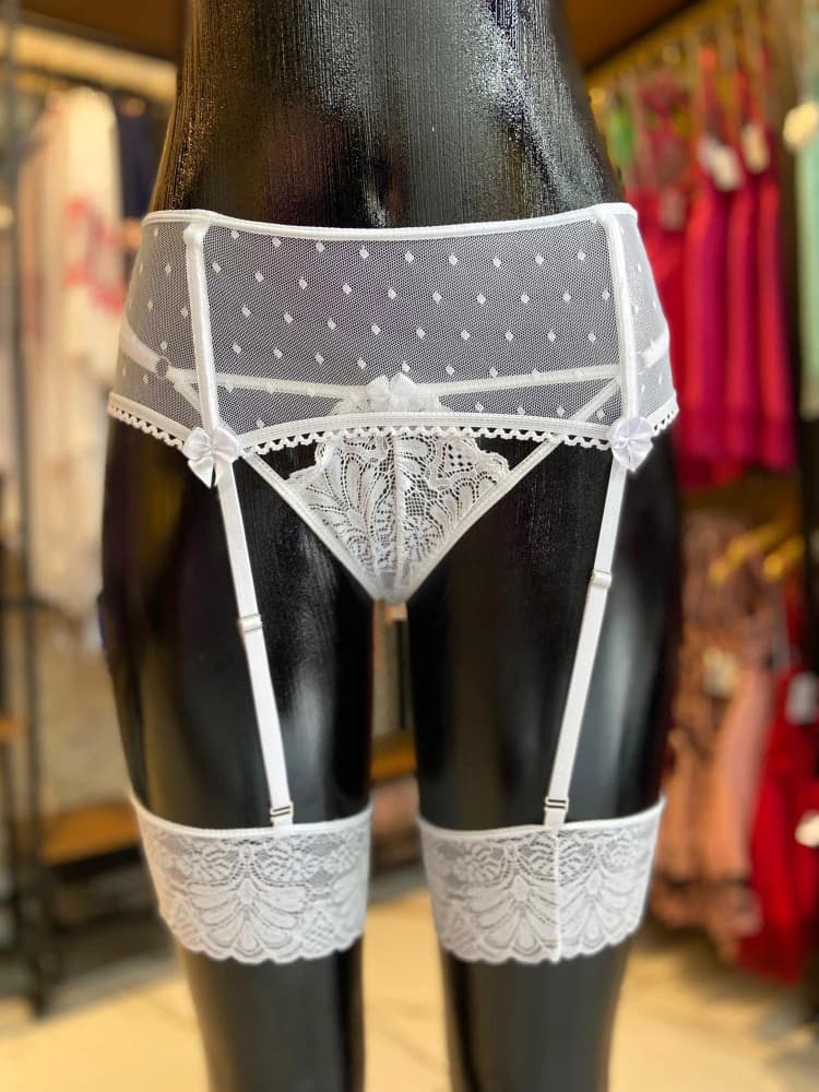 CONJUNTO CINTA LIGA TEREZA - BRANCO 2