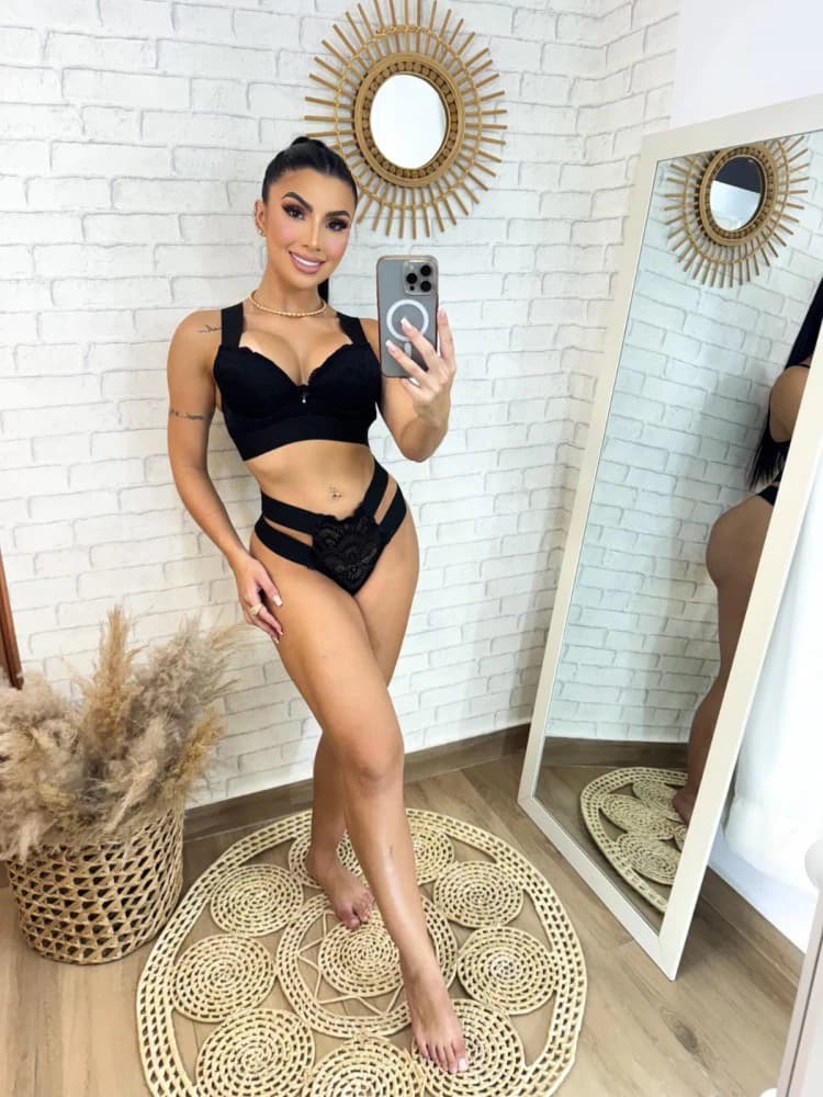 CONJUNTO LUXO JOELMA - PRETO 1