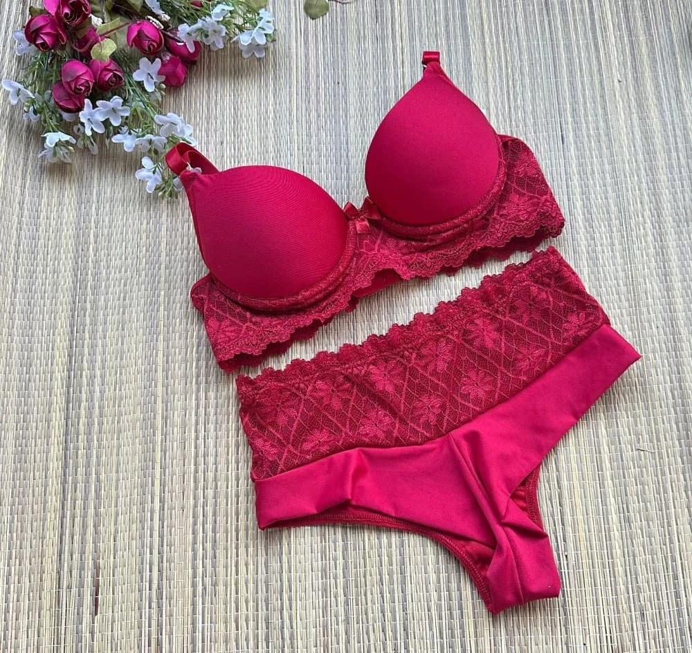 CONJUNTO LR FIO DUPLO VERMELHO 1