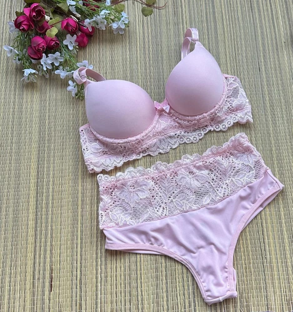 CONJUNTO LR FIO DUPLO - ROSA BB