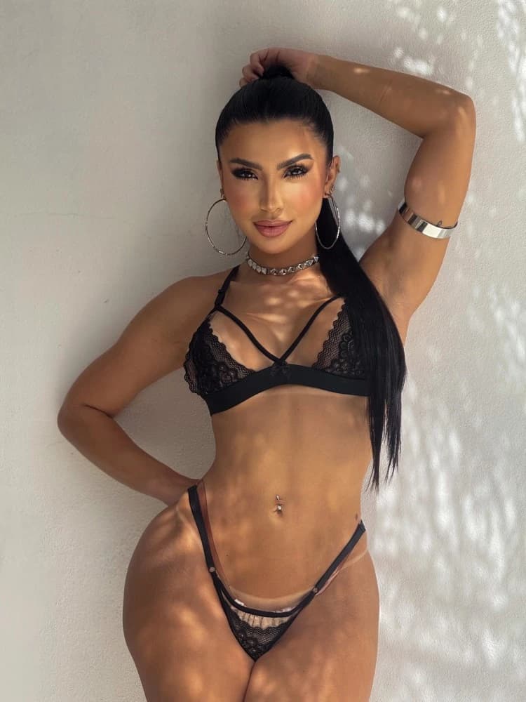 CONJUNTO TULE AMANDA - Preto