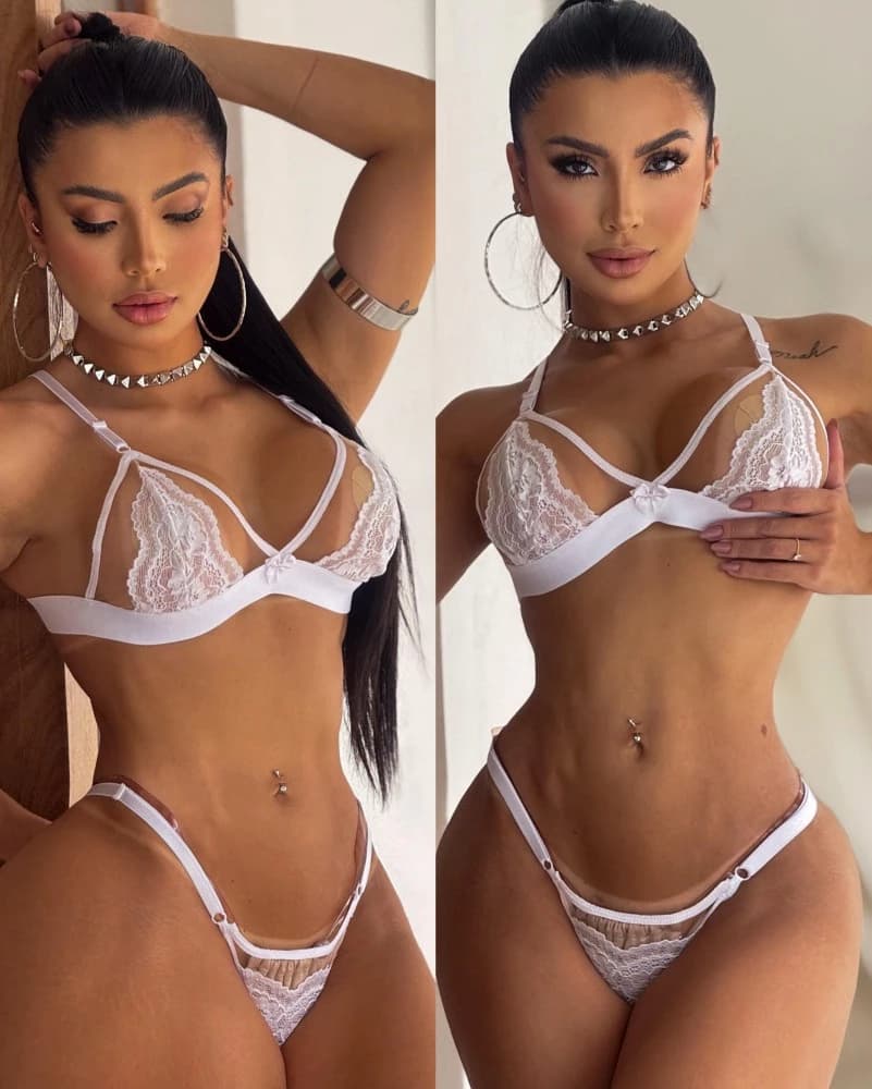 CONJUNTO TULE AMANDA - Branco