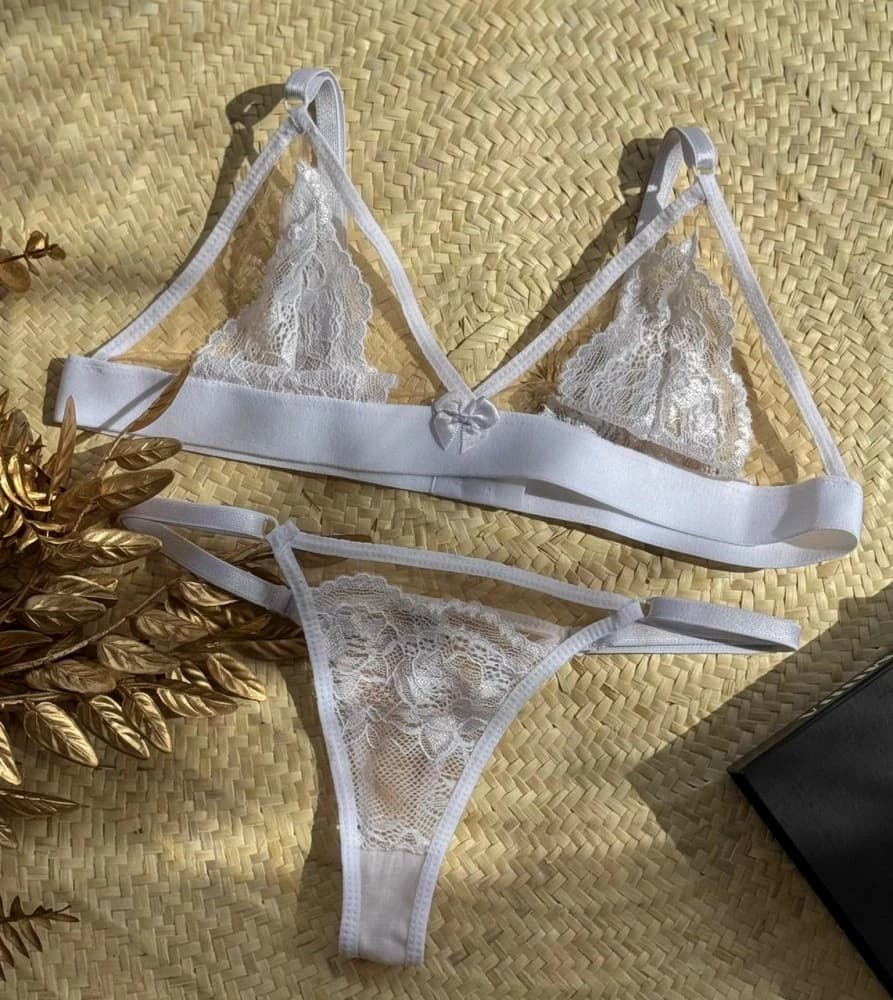 CONJUNTO TULE AMANDA - Branco 1