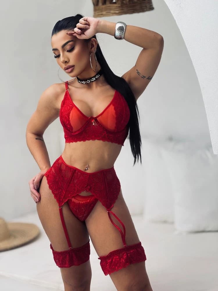 CINTA LIGA ANGÉLICA - Vermelho