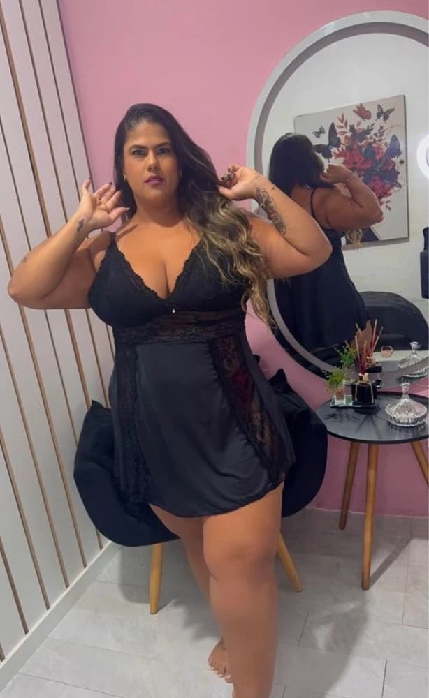 CAMISOLA CECILIA PLUS SIZE - PRETO