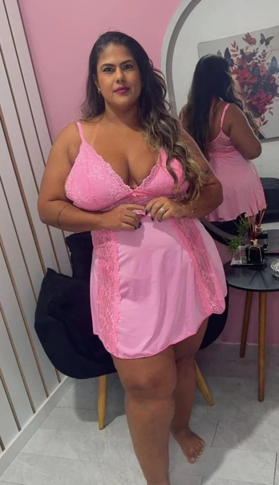 CAMISOLA S/BOJO PLUS SIZE CECILIA - ROSA PANTERA