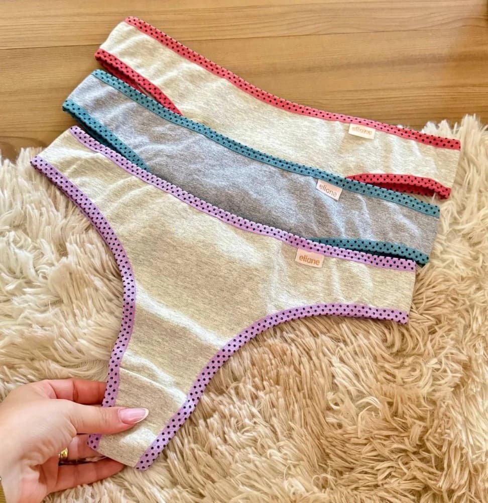 CALCINHA FIO POÁ (não é possível escolher cor - cores variadas)