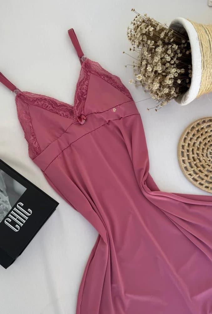 CAMISOLA MICROFIBRA AMAMENTAÇÃO - ROSA SANDIA