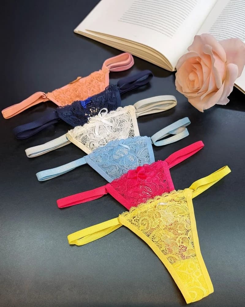 CALCINHA REGULAGEM RENDADA ELAENE 2