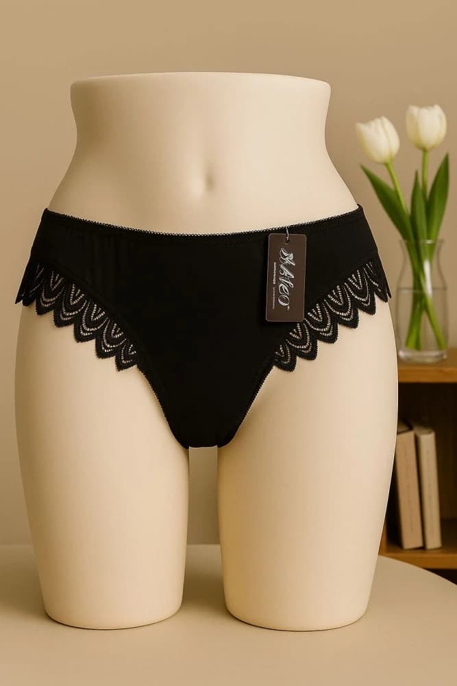 CALCINHA IMPORTADA COM RENDA 583 (não é possível escolher cor - cores variadas)