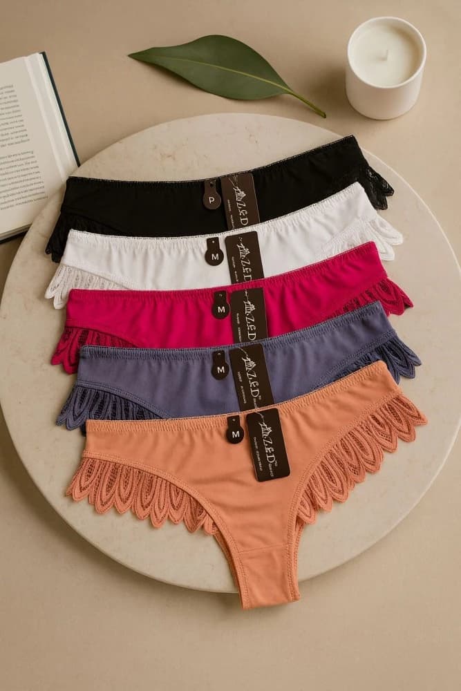 CALCINHA IMPORTADA COM RENDA 583 (não é possível escolher cor - cores variadas) 1