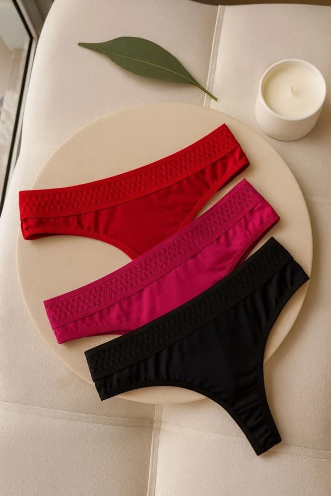 Calcinha fio microfibra