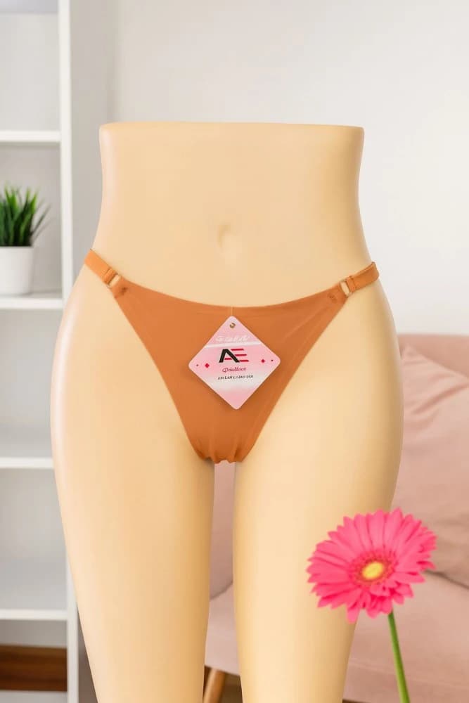 CALCINHA SEM COSTURA FIO C/REGULAGEM (não é possível escolher cor - cores variadas) 1