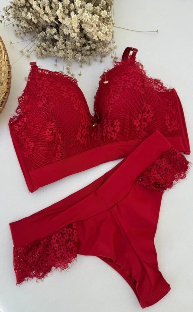 CONJUNTO C/BOJO EMANUELLI - VERMELHO 1