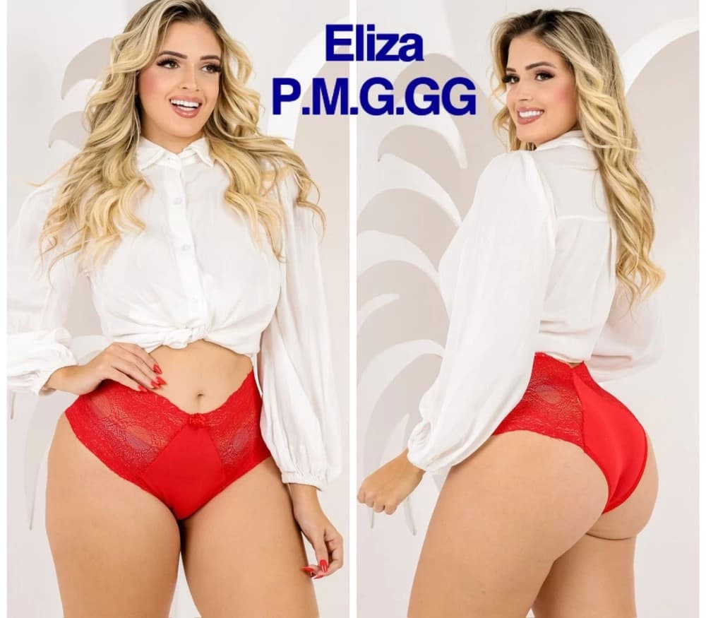 Calcinha renda lateral Eliza