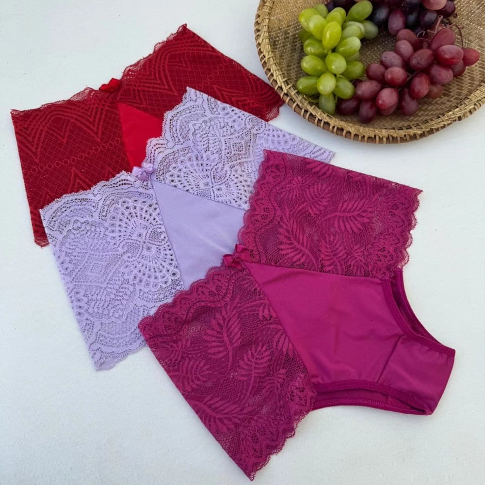 Calcinha renda lateral Eliza 3