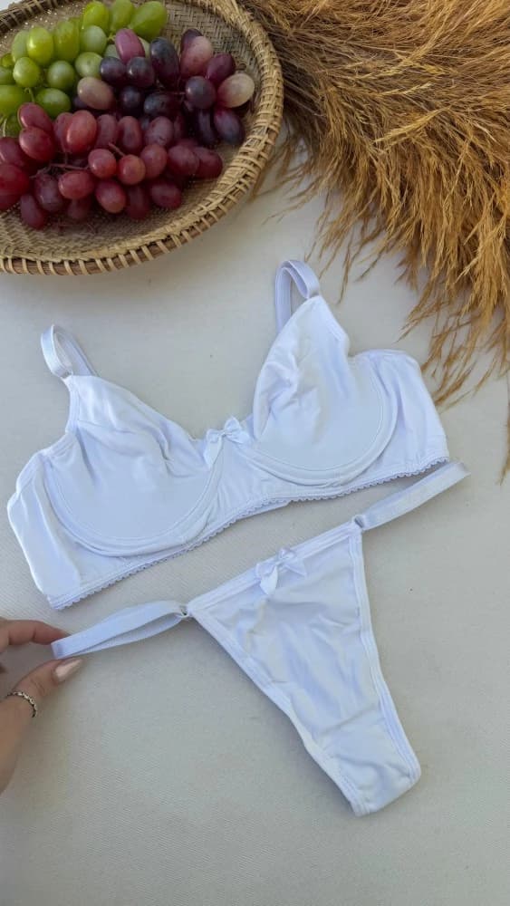 CONJUNTO S/BOJO MICROFIBRA SIMONE - BRANCO