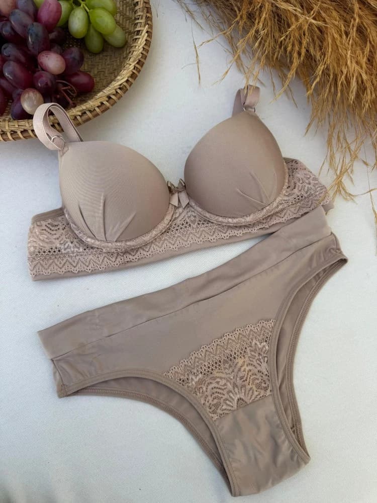 CONJUNTO C/BOJO LR - BEGE