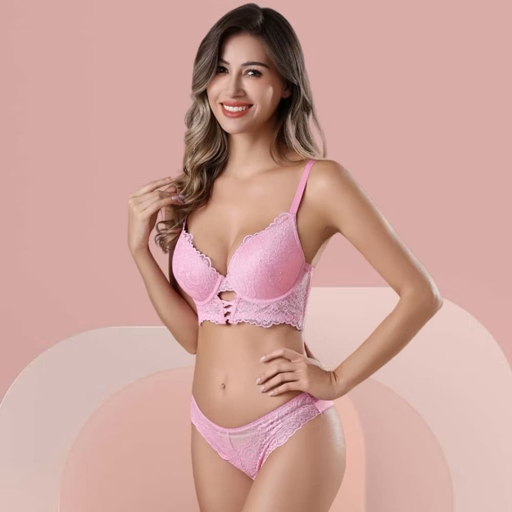 CONJUNTO C/BOJO Z&D - ROSA CHICLETE