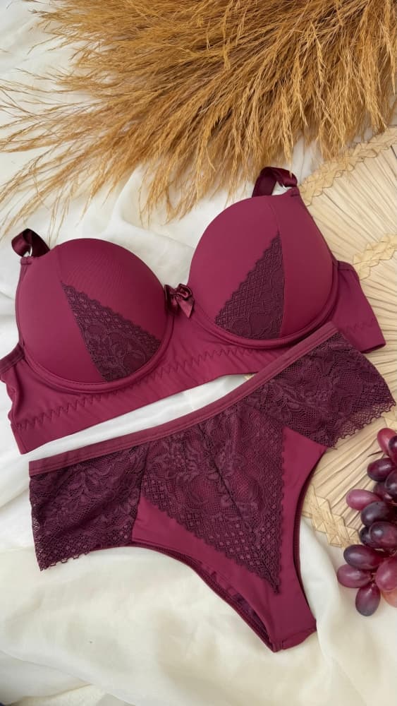 CONJUNTO C/BOJO DEMIMUS -VINHO (o GG veste 46) 1