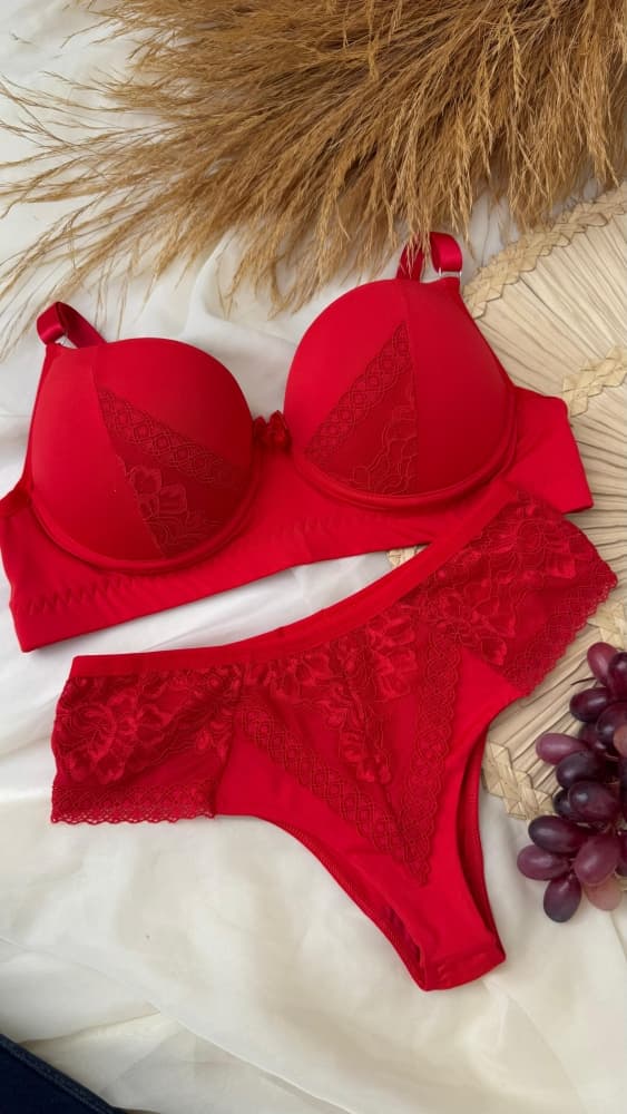 CONJUNTO C/BOJO DEMIMUS - VERMELHO (o GG veste 46)