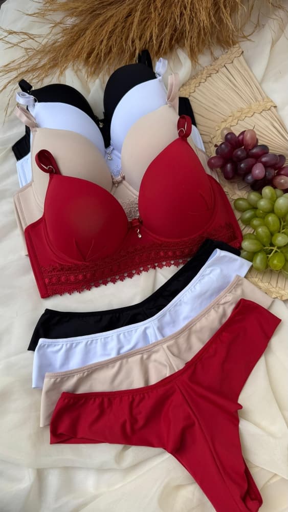 CONJUNTO VALENTINA C/ GRIPIR - Vermelho 3