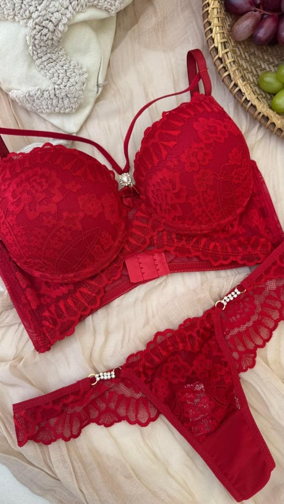 CONJUNTO STRAPPY PAULINE - VERMELHO 1