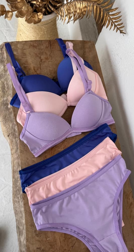 CONJUNTO MENINA MOÇA C/BOJO LISO E ESTAMPADO 3